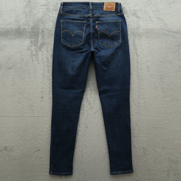 Levi's 721 Jeans Women's Size 28 Blue High-Rise Skinny Denim 28" Inseam Stretch - Picture 12 of 16